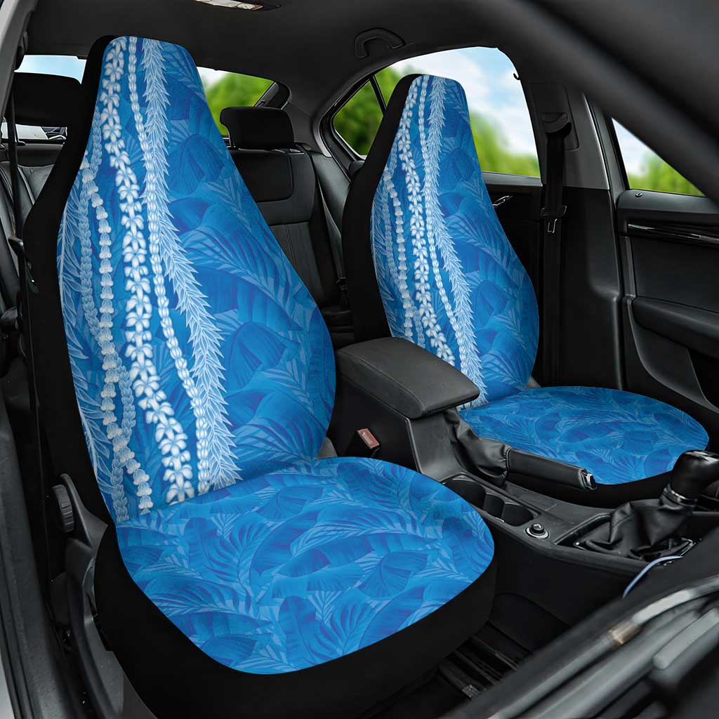 Hawaii Prince Kuhio Car Seat Cover Blue Hawaiian Lau Maia With Leis