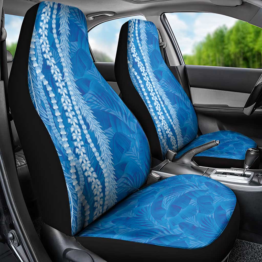 Hawaii Prince Kuhio Car Seat Cover Blue Hawaiian Lau Maia With Leis