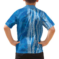 Hawaii Prince Kuhio Kid Hawaiian Shirt Blue Hawaiian Lau Maia With Leis