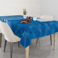 Hawaii Prince Kuhio Tablecloth Blue Hawaiian Lau Maia With Leis