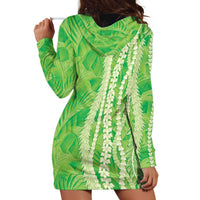 Hawaii Prince Kuhio Hoodie Dress Lime Green Hawaiian Lau Maia With Leis