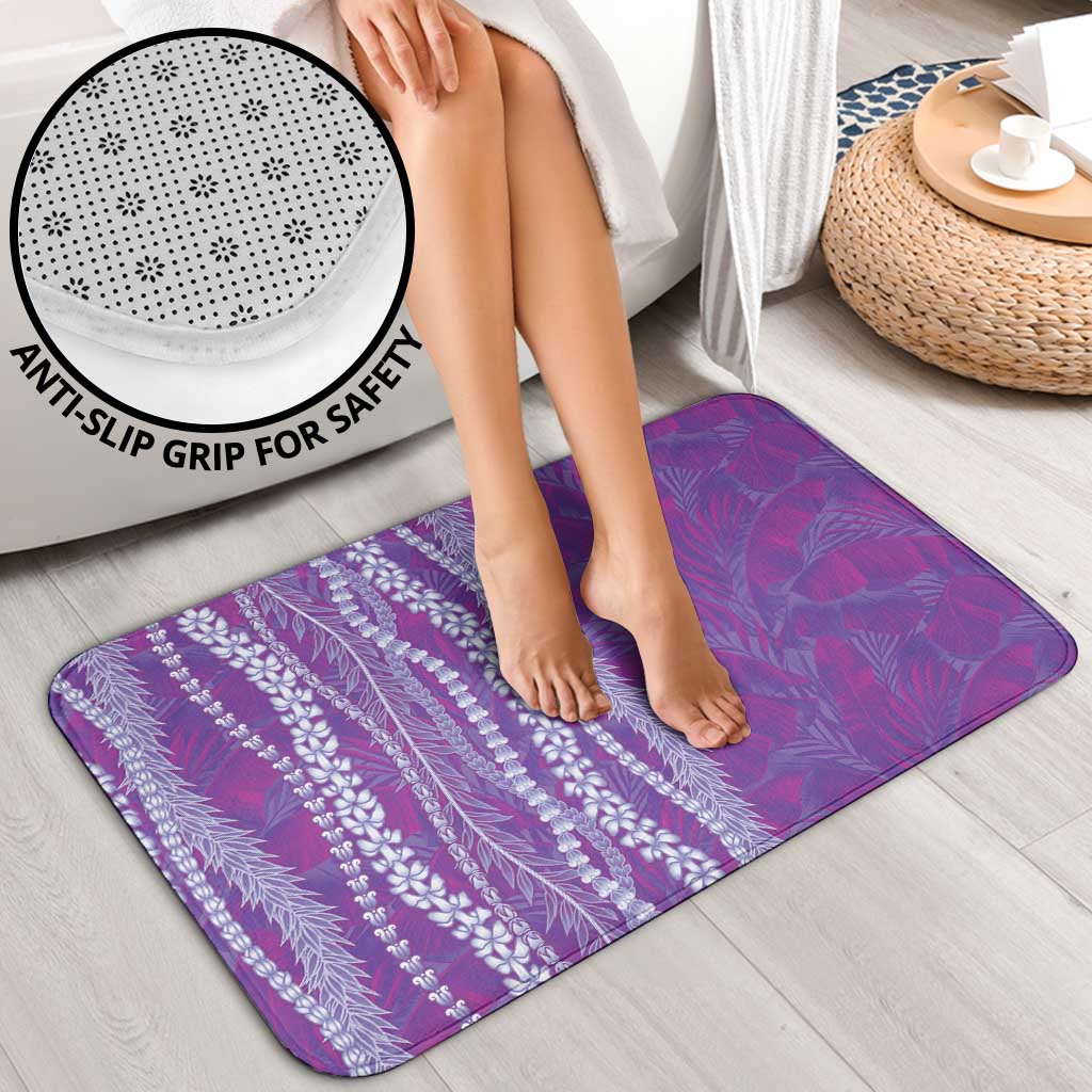 Hawaii Prince Kuhio Bathroom Set Violet Hawaiian Lau Maia With Leis