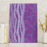 Hawaii Prince Kuhio Canvas Wall Art Violet Hawaiian Lau Maia With Leis