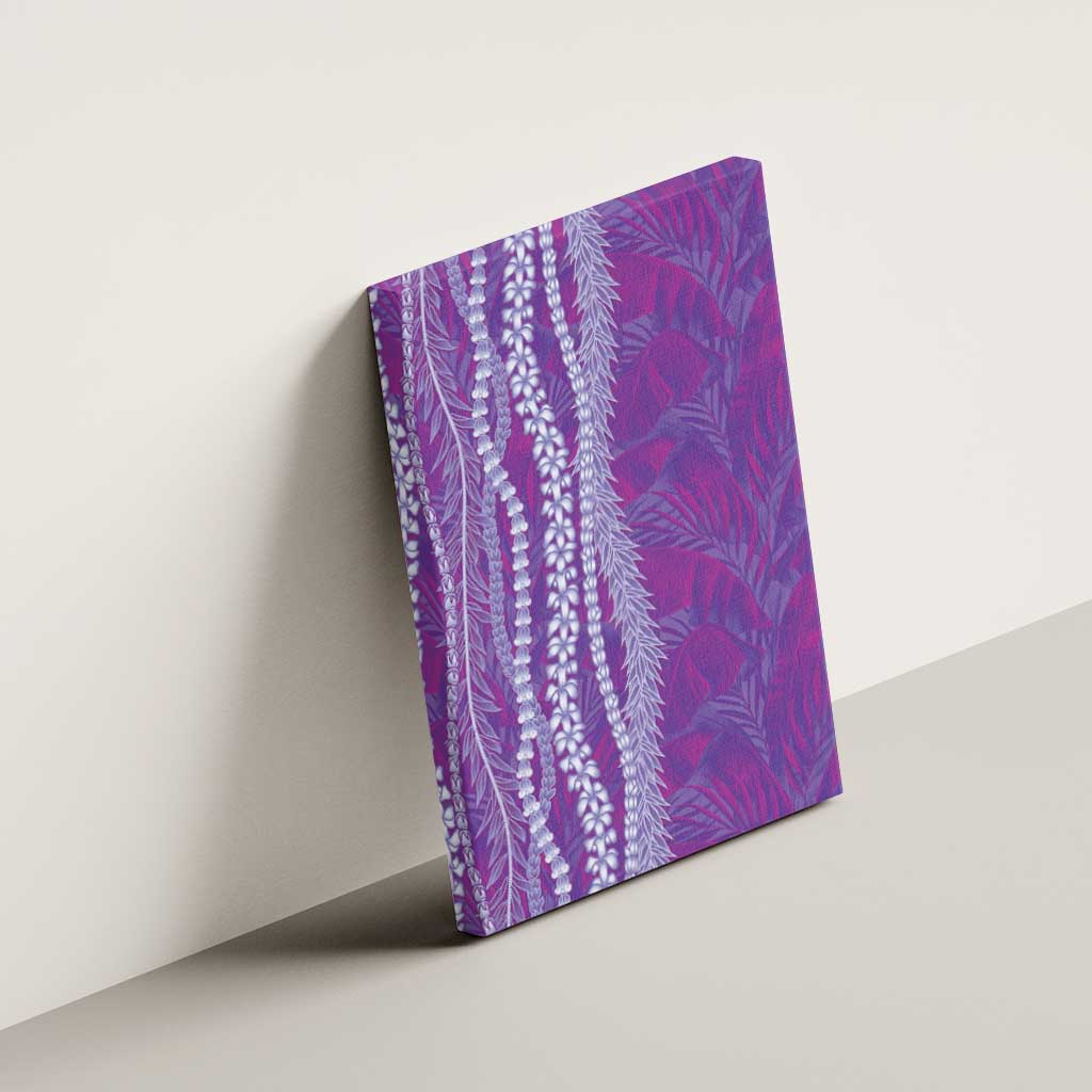 Hawaii Prince Kuhio Canvas Wall Art Violet Hawaiian Lau Maia With Leis