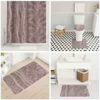 Hawaii Prince Kuhio Bathroom Set Mocha Hawaiian Lau Maia With Leis