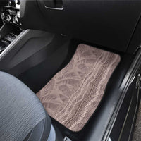 Hawaii Prince Kuhio Car Mats Mocha Hawaiian Lau Maia With Leis