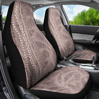 Hawaii Prince Kuhio Car Seat Cover Mocha Hawaiian Lau Maia With Leis