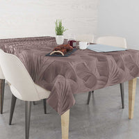 Hawaii Prince Kuhio Tablecloth Mocha Hawaiian Lau Maia With Leis