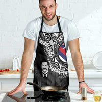 Hawaii Prince Kuhio Apron Hawaiian Maile Lei