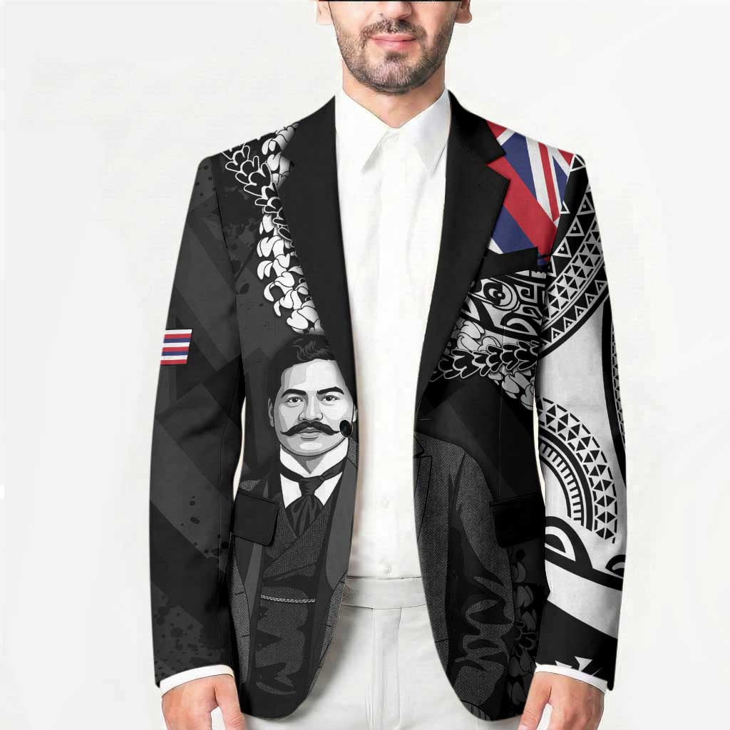 Personalised Hawaii Prince Kuhio Blazer Hawaiian Maile Lei
