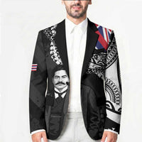 Personalised Hawaii Prince Kuhio Blazer Hawaiian Maile Lei