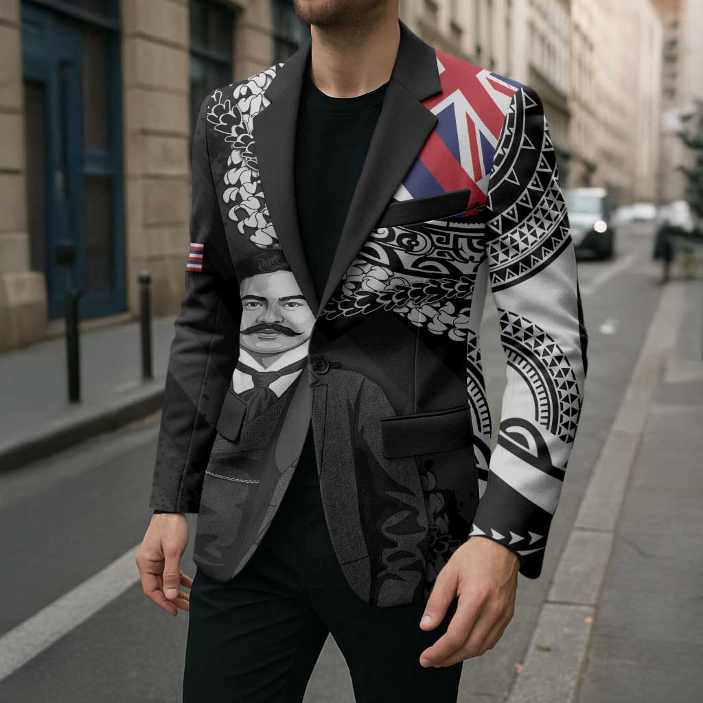 Personalised Hawaii Prince Kuhio Blazer Hawaiian Maile Lei