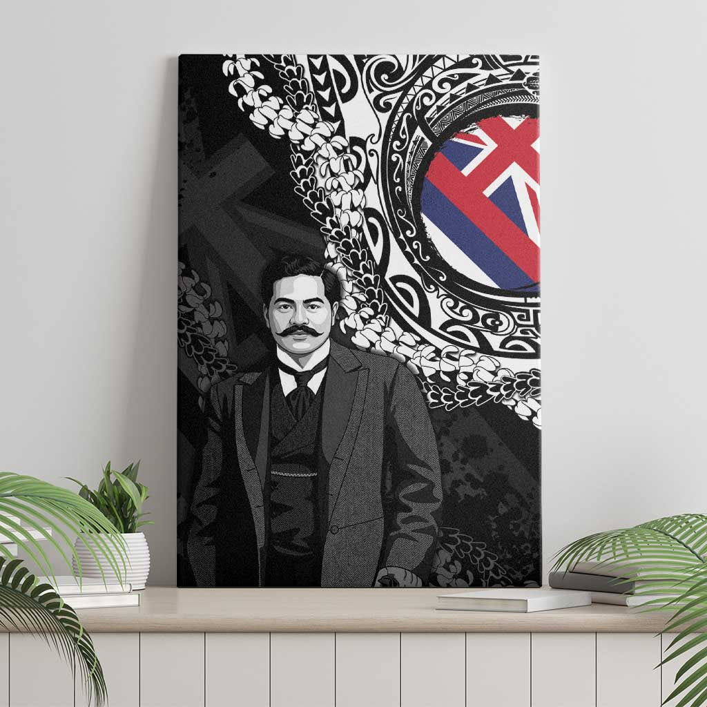 Hawaii Prince Kuhio Canvas Wall Art Hawaiian Maile Lei