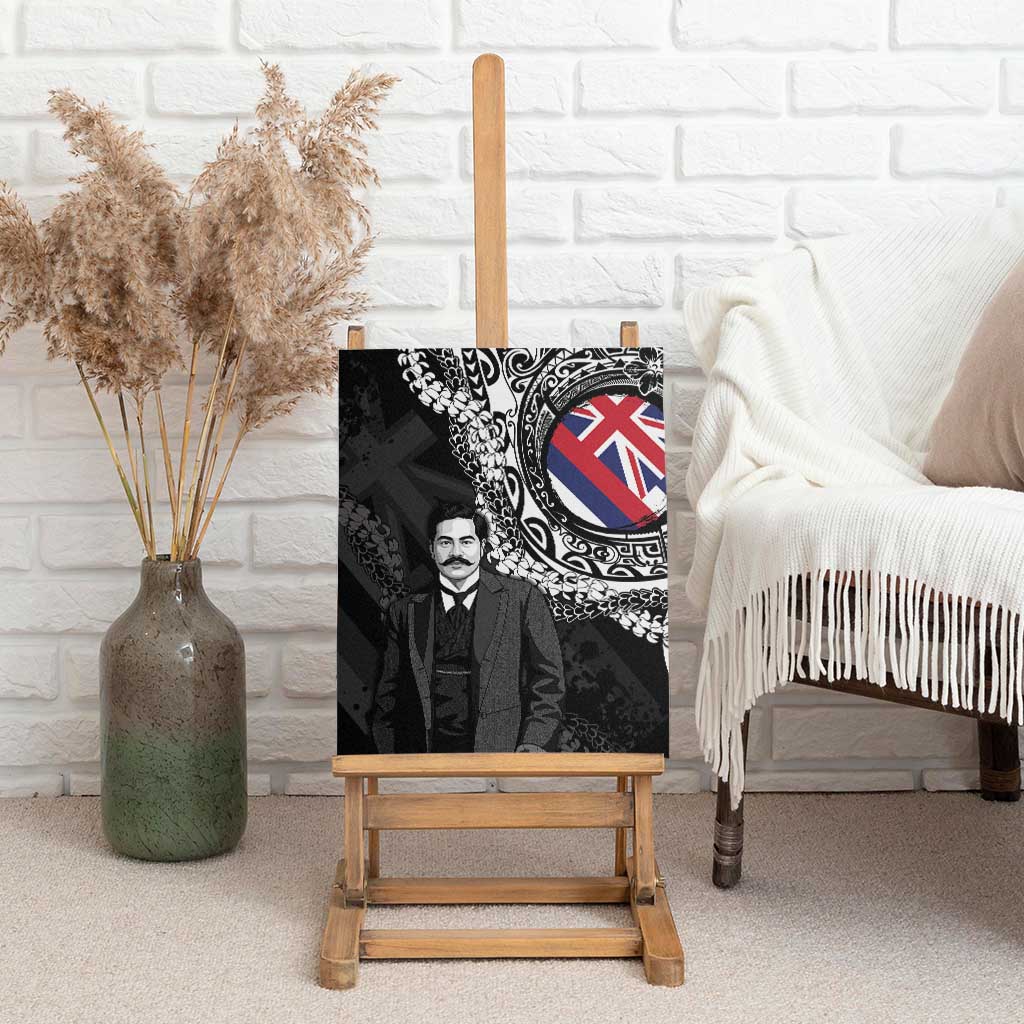 Hawaii Prince Kuhio Canvas Wall Art Hawaiian Maile Lei