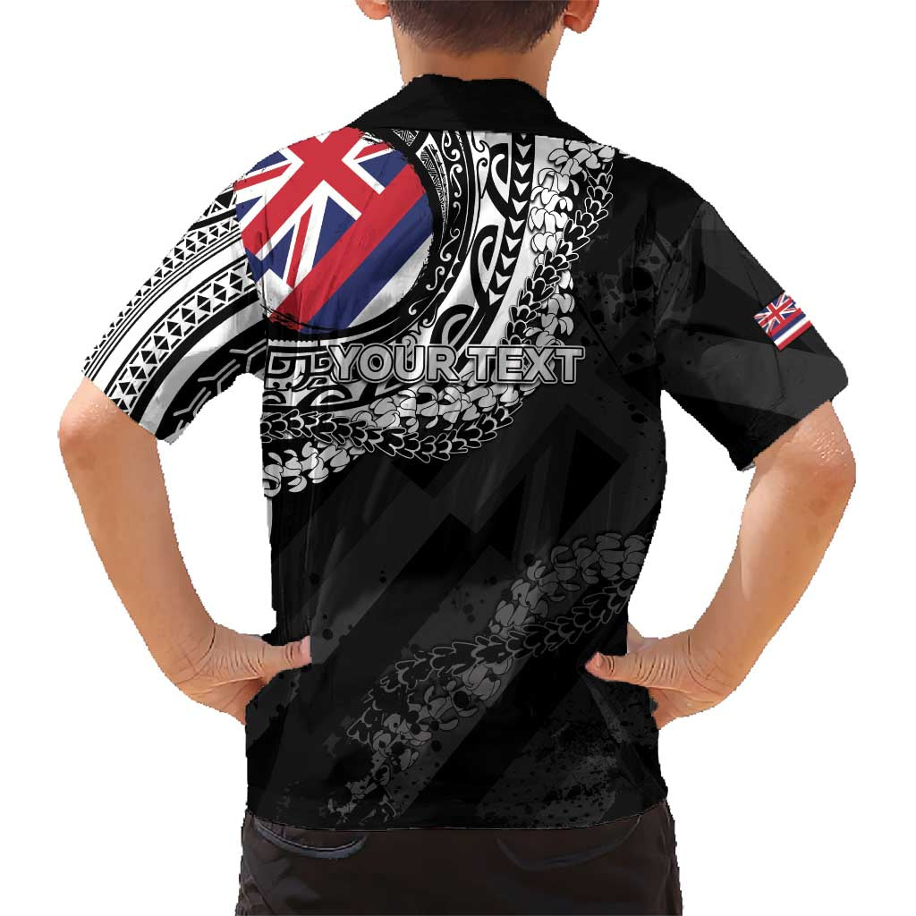 Personalised Hawaii Prince Kuhio Family Matching Summer Maxi Dress and Hawaiian Shirt Hawaiian Maile Lei LT05 - Polynesian Pride