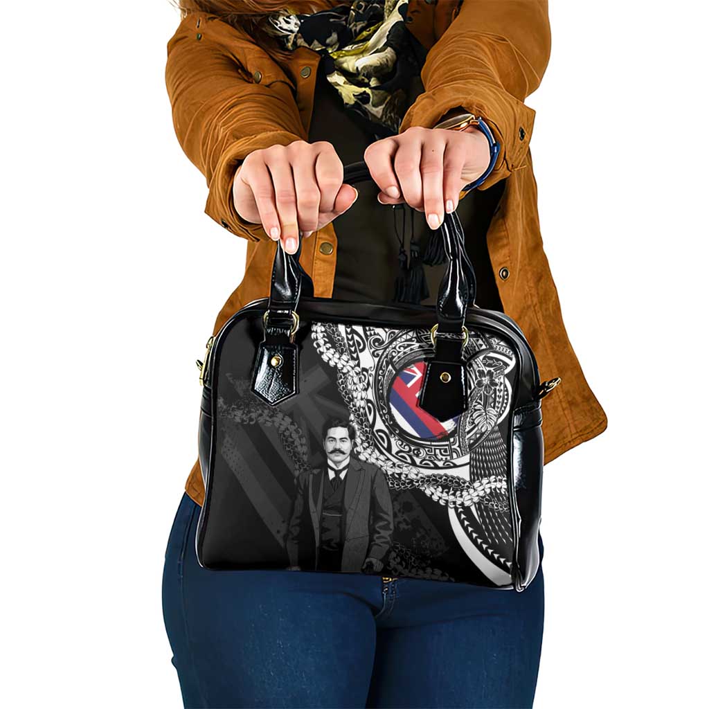 Hawaii Prince Kuhio Shoulder Handbag Hawaiian Maile Lei