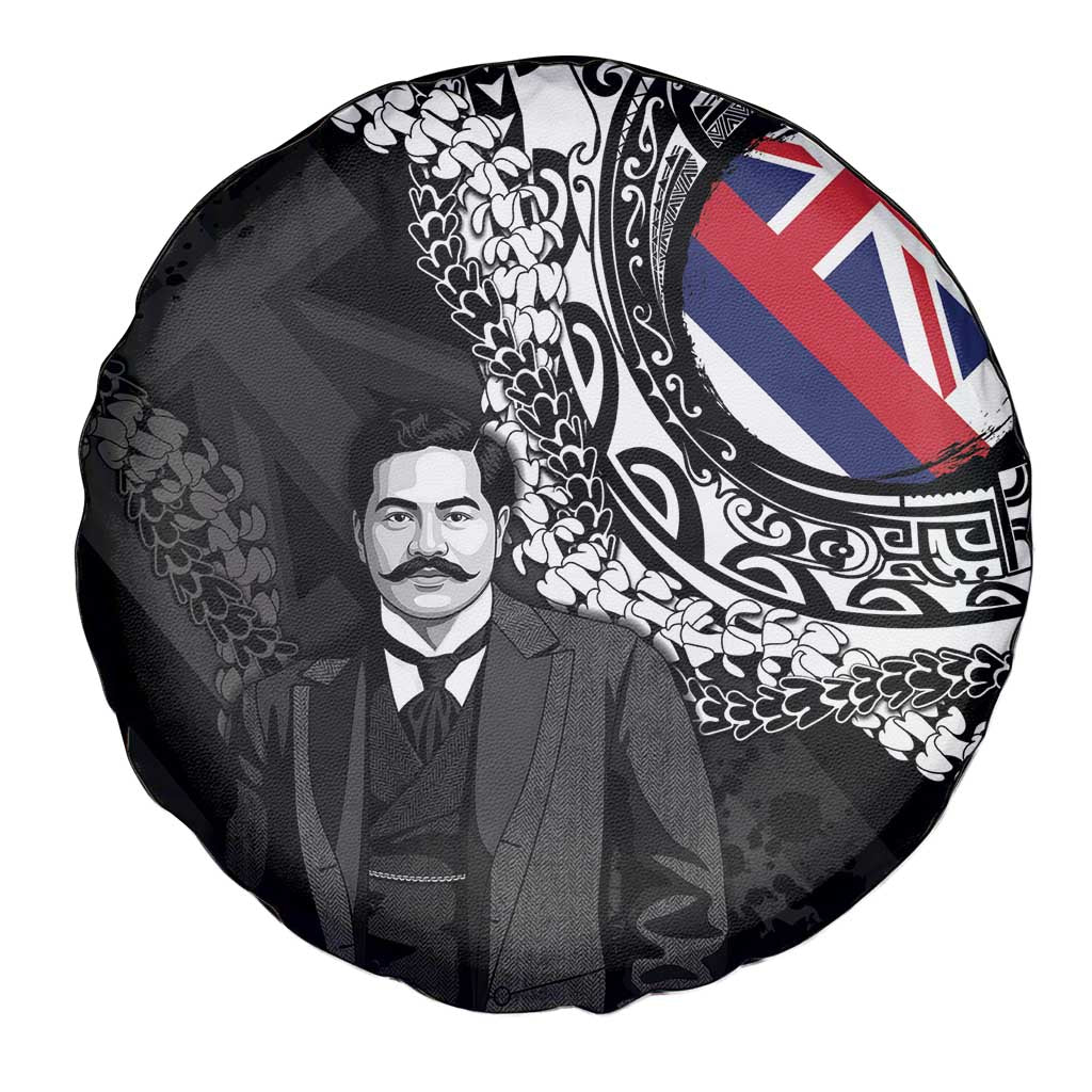 Hawaii Prince Kuhio Spare Tire Cover Hawaiian Maile Lei