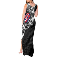 Personalised Hawaii Prince Kuhio Tank Maxi Dress Hawaiian Maile Lei