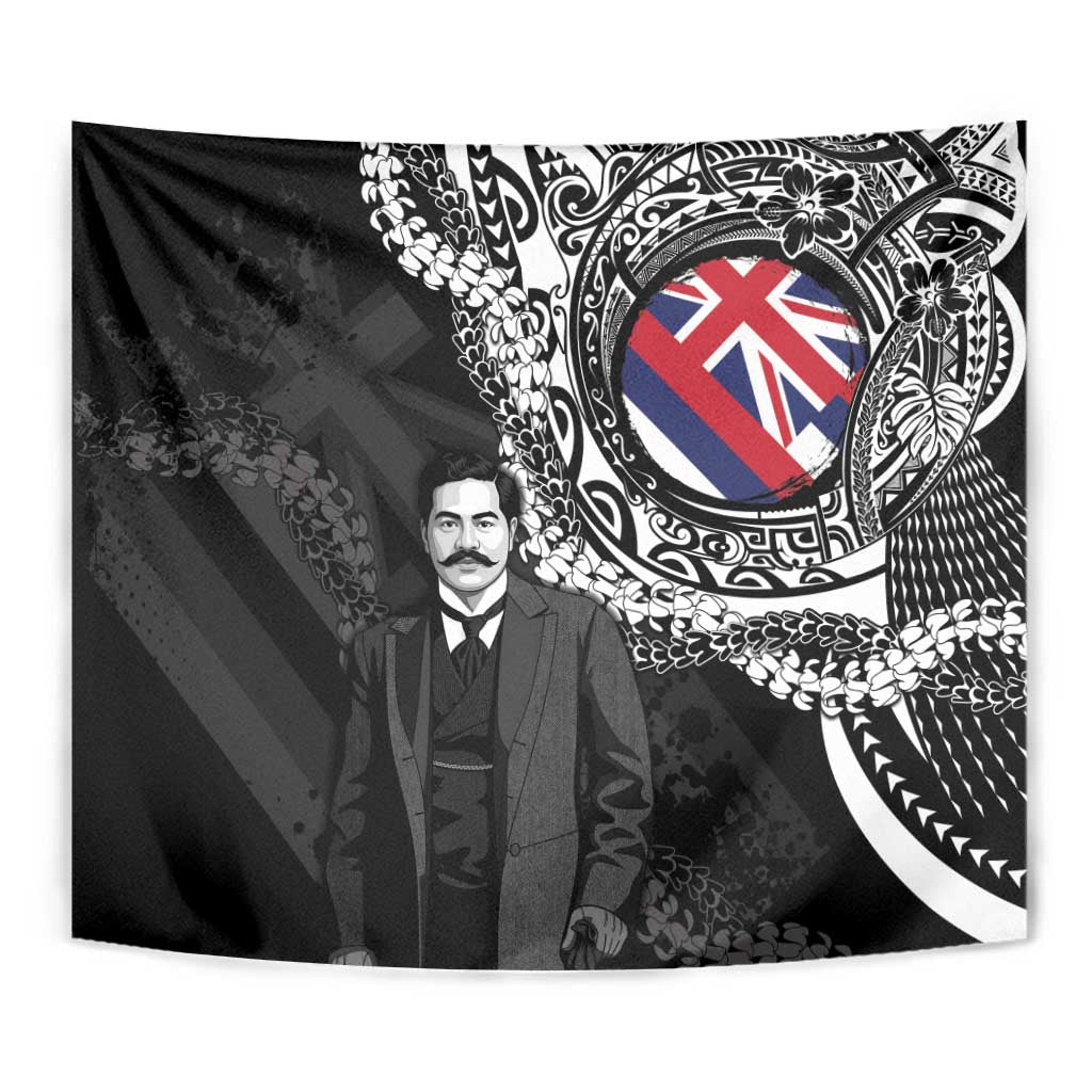Hawaii Prince Kuhio Tapestry Hawaiian Maile Lei