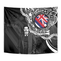 Hawaii Prince Kuhio Tapestry Hawaiian Maile Lei