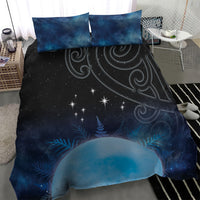 New Zealand Matariki Bedding Set Pleiades Star Cluster Blue Galaxy
