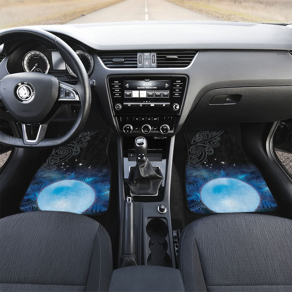 New Zealand Matariki Car Mats Pleiades Star Cluster Blue Galaxy