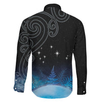 New Zealand Matariki Family Matching Puletasi and Hawaiian Shirt Pleiades Star Cluster Blue Galaxy LT05 - Polynesian Pride