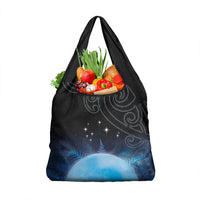 New Zealand Matariki Grocery Bag Pleiades Star Cluster Blue Galaxy