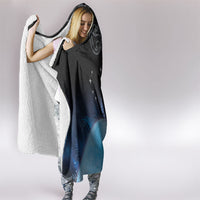 New Zealand Matariki Hooded Blanket Pleiades Star Cluster Blue Galaxy