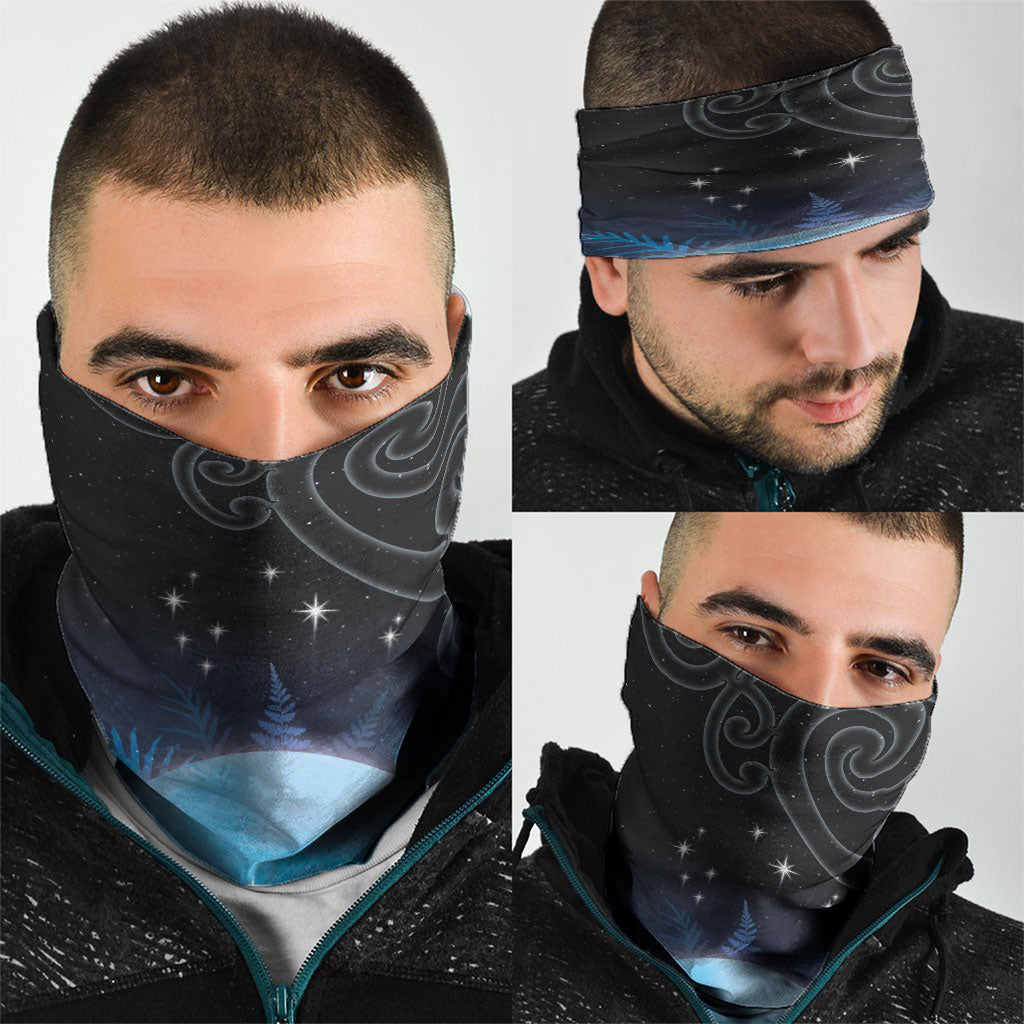 New Zealand Matariki Neck Gaiter Pleiades Star Cluster Blue Galaxy