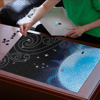 New Zealand Matariki Puzzle Pleiades Star Cluster Blue Galaxy