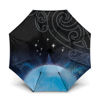 New Zealand Matariki Umbrella Pleiades Star Cluster Blue Galaxy