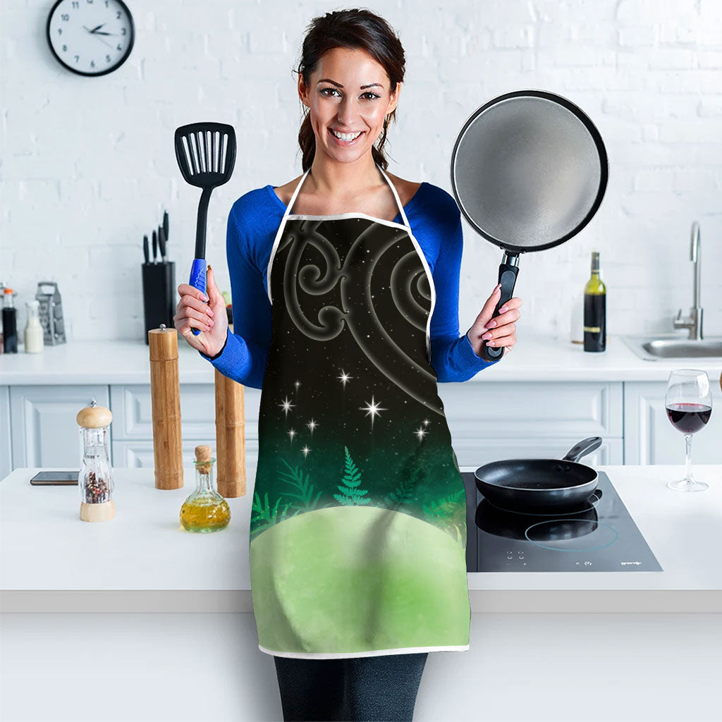 New Zealand Matariki Apron Pleiades Star Cluster Green Galaxy