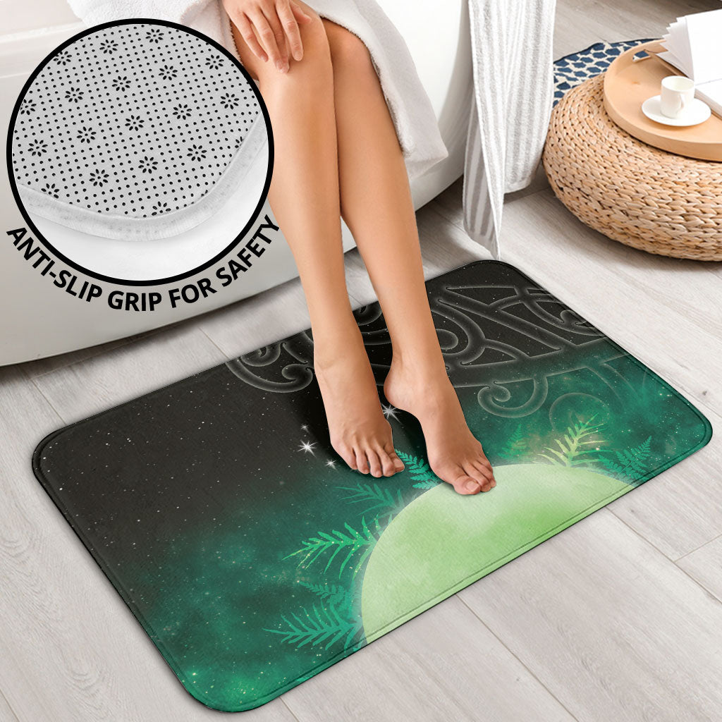 New Zealand Matariki Bathroom Set Pleiades Star Cluster Green Galaxy