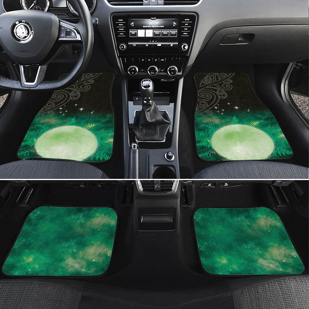 New Zealand Matariki Car Mats Pleiades Star Cluster Green Galaxy