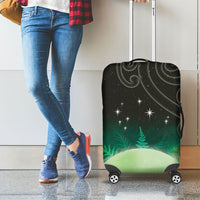 New Zealand Matariki Luggage Cover Pleiades Star Cluster Green Galaxy