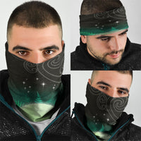 New Zealand Matariki Neck Gaiter Pleiades Star Cluster Green Galaxy
