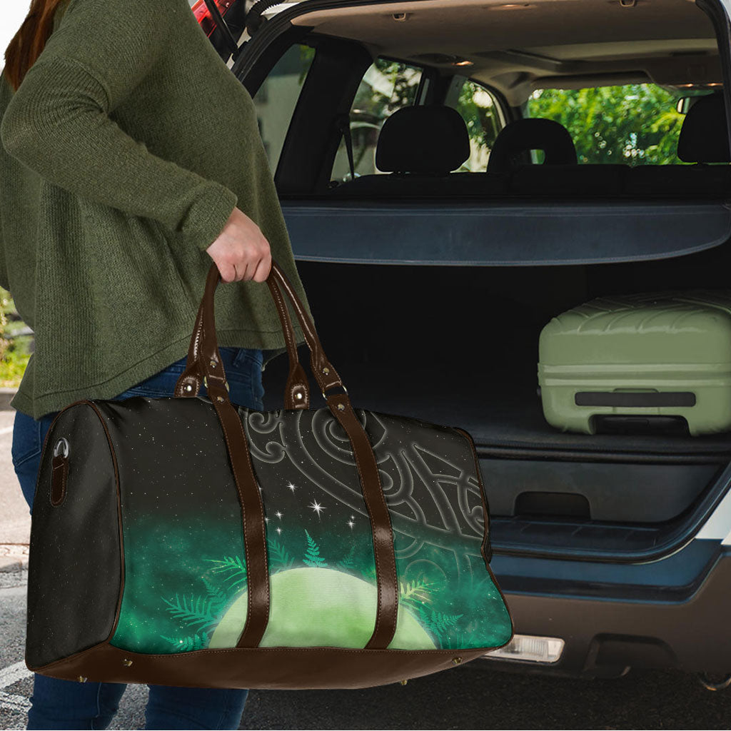 New Zealand Matariki Travel Bag Pleiades Star Cluster Green Galaxy