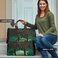 New Zealand Matariki Travel Bag Pleiades Star Cluster Green Galaxy