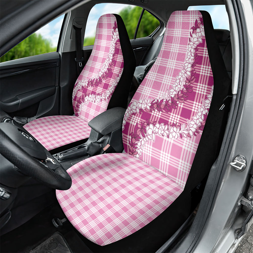 Pink Hawaii Palaka Car Seat Cover Hawaiian Honohono Lei