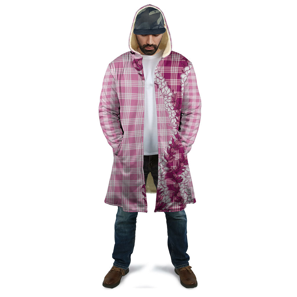Pink Hawaii Palaka Cloak Hawaiian Honohono Lei