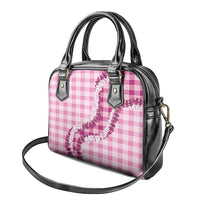 Pink Hawaii Palaka Shoulder Handbag Hawaiian Honohono Lei