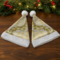 Yellow Hawaii Palaka Christmas Santa Hat Hawaiian Honohono Lei LT05 - Polynesian Pride