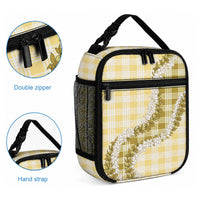 Yellow Hawaii Palaka Lunch Bag Hawaiian Honohono Lei LT05 - Polynesian Pride