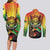 Vanuatu July 30th 1980 Couples Matching Long Sleeve Bodycon Dress and Long Sleeve Button Shirt Happy Independence Day - Polynesian Pride