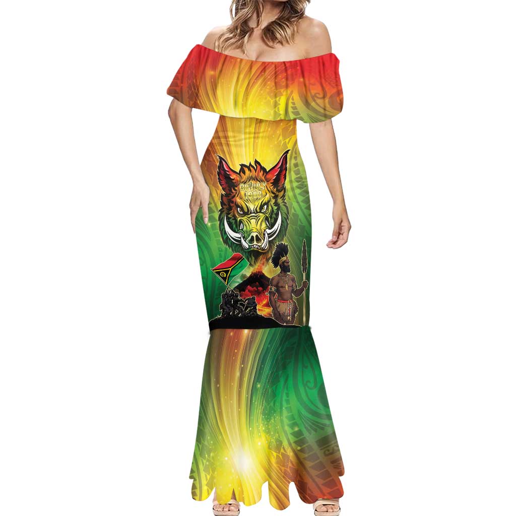 Vanuatu July 30th 1980 Mermaid Dress Happy Independence Day LT05 - Polynesian Pride