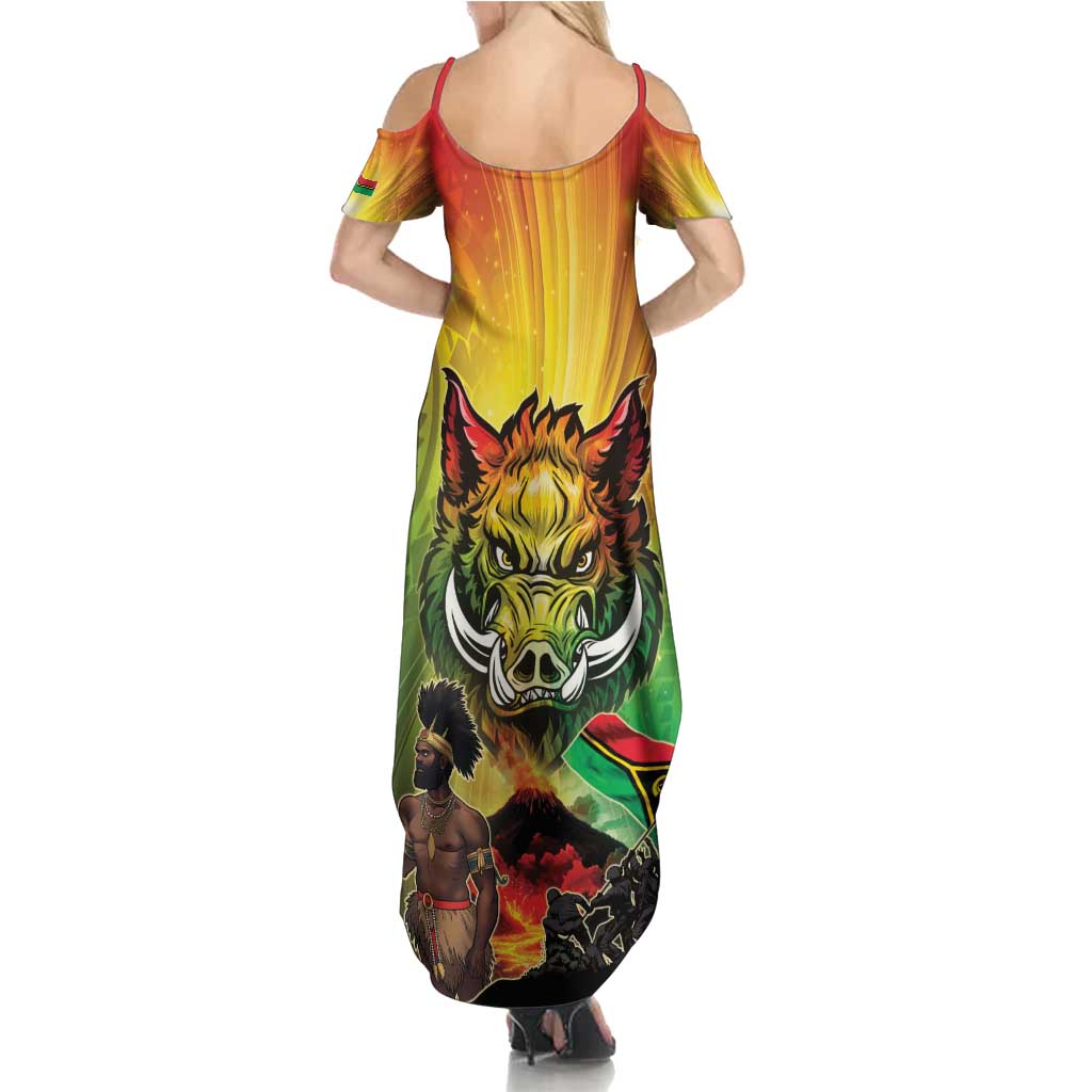 Vanuatu July 30th 1980 Summer Maxi Dress Happy Independence Day - Polynesian Pride