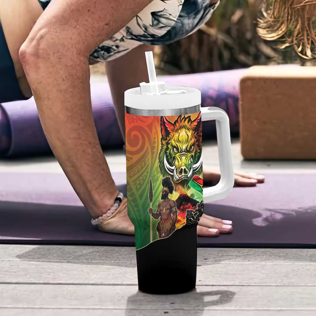 Vanuatu July 30th 1980 Tumbler With Handle Happy Independence Day - Polynesian Pride