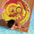 Vanuatu 45 Yia Indipendens Anivesari Beach Blanket Tamtam Drum With Boar Tusk - Polynesian Pride