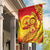 Vanuatu 45 Yia Indipendens Anivesari Garden Flag Tamtam Drum With Boar Tusk - Polynesian Pride